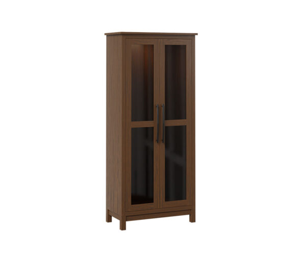 Glass Door Pantry Cupboard