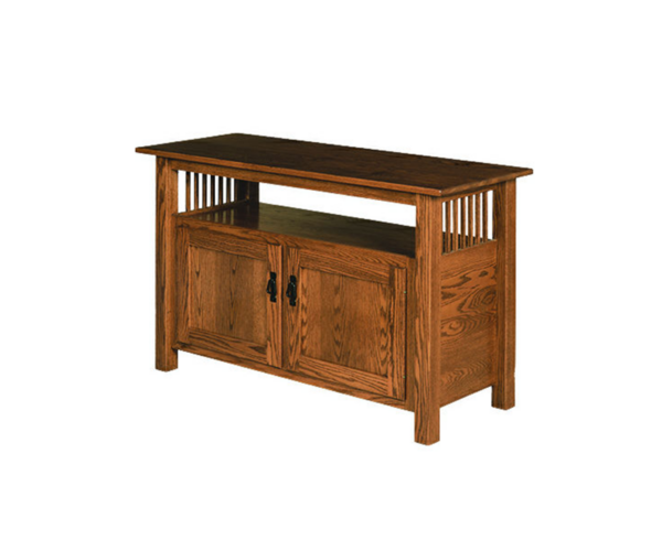 Mission Entertainment Center (with adjustable shelves)