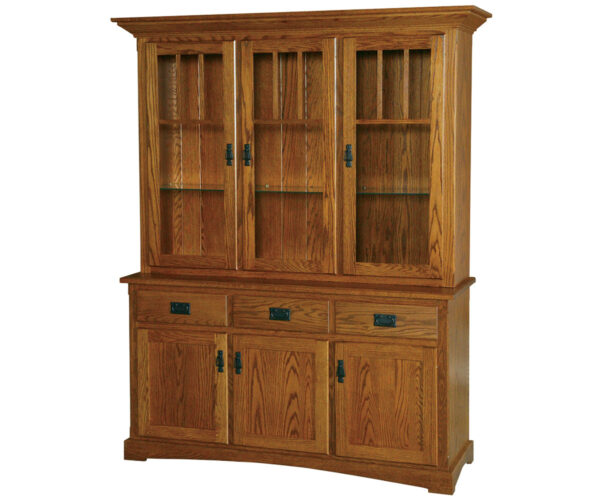 Mission 3 Door Hutch - Full Doors