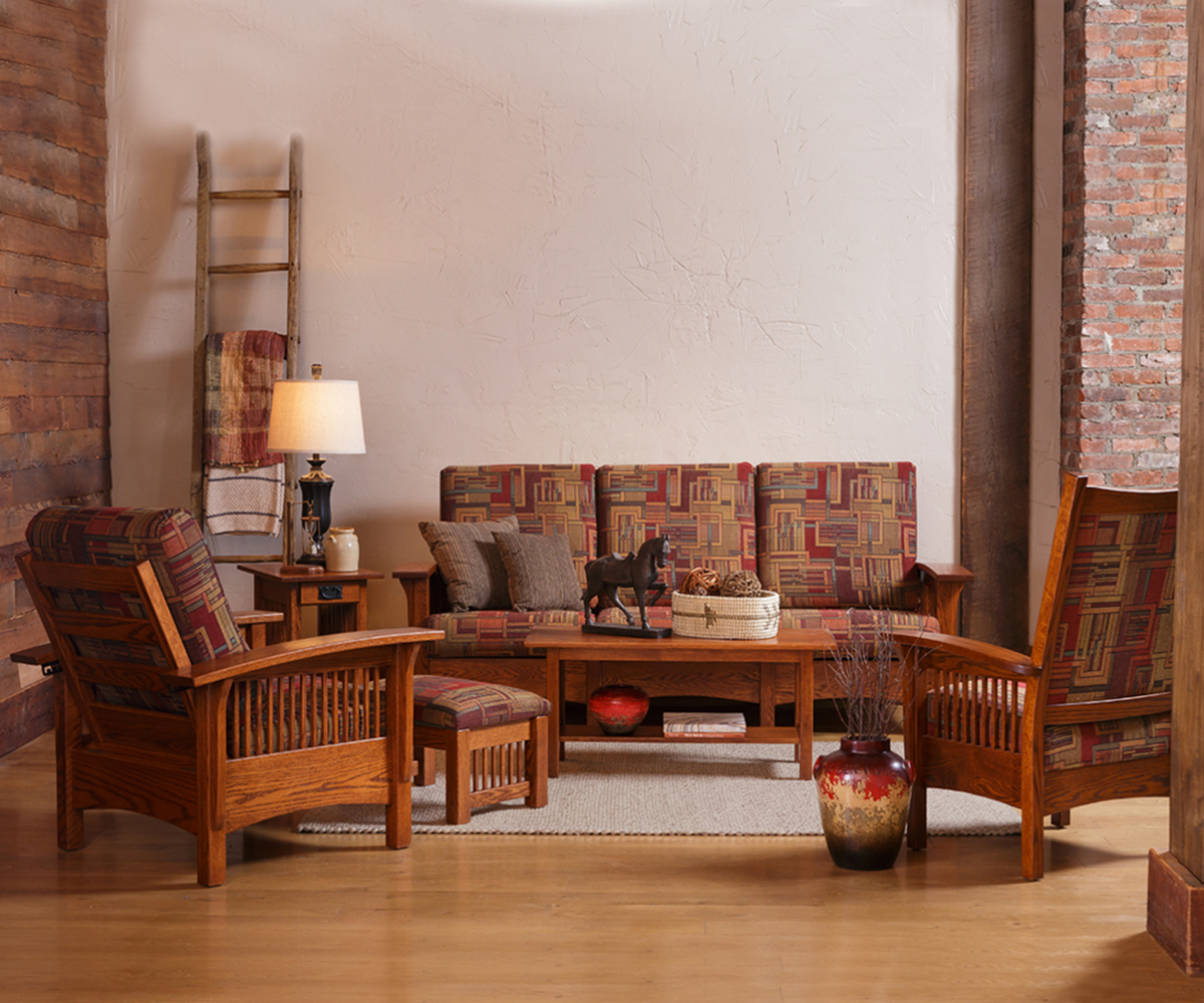 Mission End Table With Drawer - Image 3