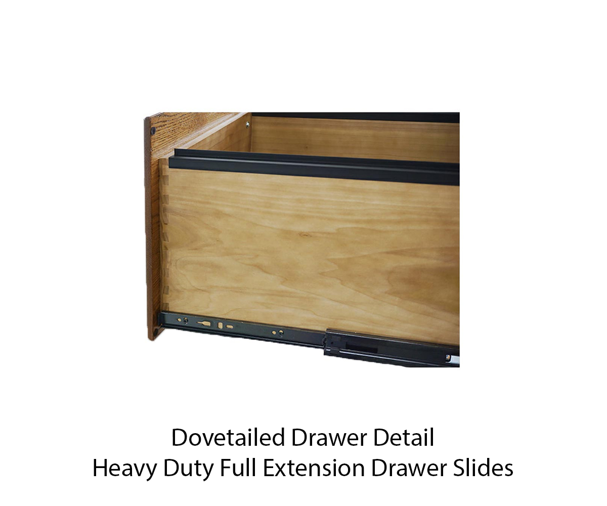 Traditional Double Pedestal Desk & Hutch - Image 2