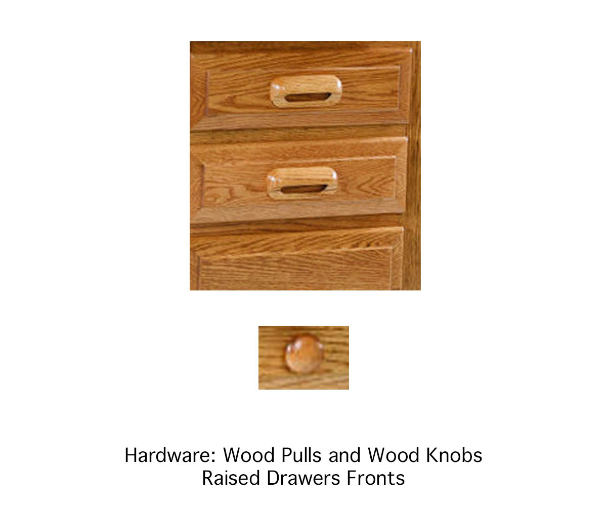 Traditional Regular Desk & Hutch - Image 4