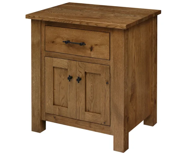 Heirloom Mission 1 Drawer 2 Door Nightstand