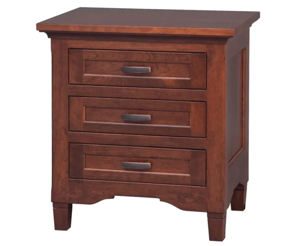 Lexington 3 Drawer Nightstand